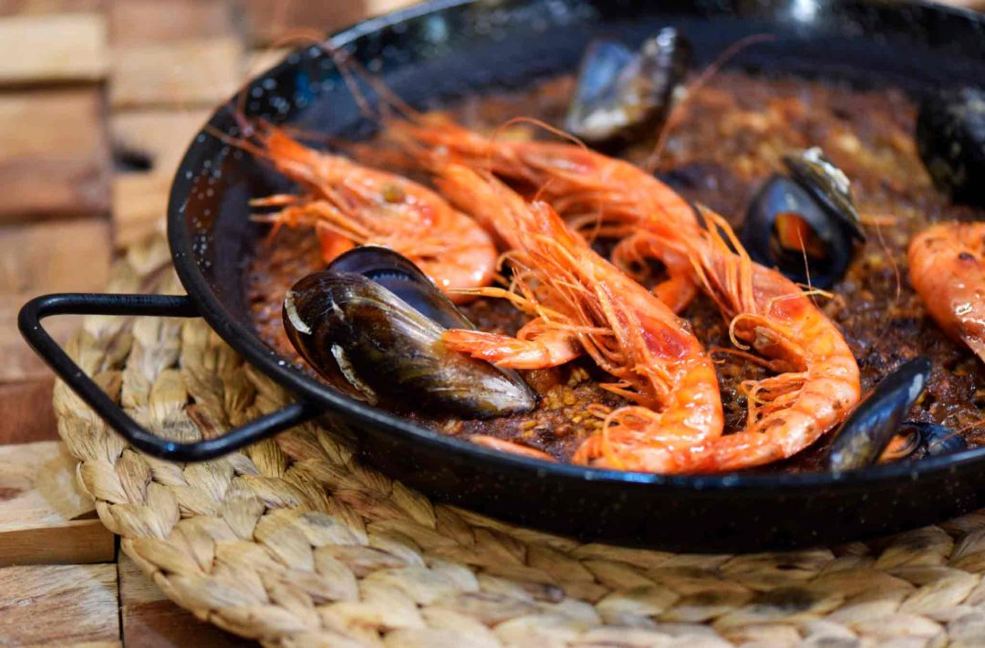 Arroz de gamba roja